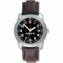 Victorinox Swiss Army Field Collection Watch - Large /Brown Leather Strap
