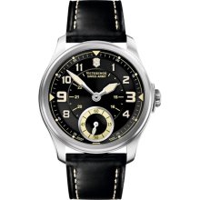 Victorinox Swiss Army Men's Infantry Vintage Black Mechanical Watch (Black)