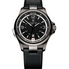 Victorinox Swiss Army 'Night Vision' Rubber Strap Watch, 42mm