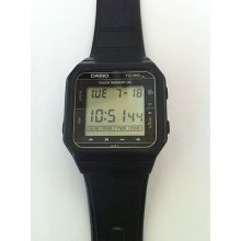 Vintage Casio Tc-50 Touch Screen Calculator Classic Watch 1980's