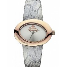 Vivienne Westwood Accessories Grey Ellipse Watch VV014SLGY OS (US)