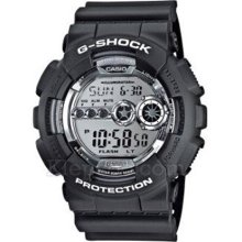 Watch Casio G-shock Gd-100bw-1er MenÂ´s Silver