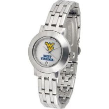 West Virginia Mountaineers WVU NCAA Mens Stainless Dynasty Watch ...
