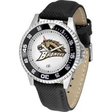 Western Michigan Broncos WMU NCAA Mens Leather Wrist Watch ...