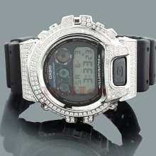 White G-Shock Watches: CZ Crystal Watch 4ct