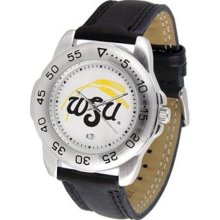 Wichita State Shockers WSU NCAA Mens Leather Sports Watch ...