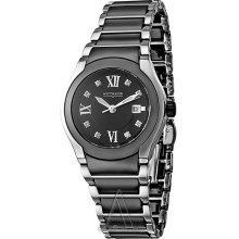 Wittnauer Women's Ceramic Stainless Steel Diamond Watch
