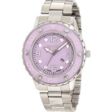 Women's 7D371DLL Vivace Lilac Dial Stainless Steel Date