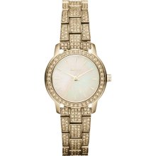 Women's dkny essentials & glitz champagne watch ny8685