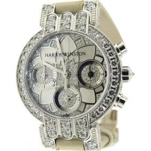 Women's Harry Winston Premier Chronograph 18k White Gold Diamond Watch