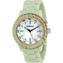 Women's ST/6500MPLG Light Green Resin Bracelet Luminous