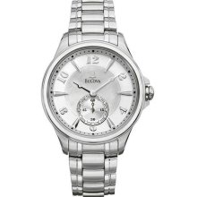 Women's Stainless Steel Adventurer Mother Of Pearl Dial Link Bracelet Diamonds