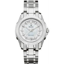 Women's Stainless Steel Precisionist Longwood Quartz Mother Of Pearl D