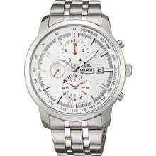Wrist Watch Orient Quartz Watch Chronograph Wv0061tt Japan F/s