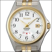 WW0481UG Orient Japanese Japan watch SWIMMER Calendar Mens wide swimm