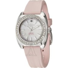 Zodiac Desert Falcon Pink Rubber Strap SwarovskiÂ® Stones Women's watch #ZS4529