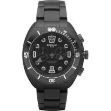 Zodiac ZO8202 Black Oceanaire Chronograph