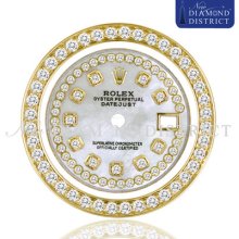 1.85ct Diamond Dial & Bezel 2-piece Yellow Gold Set Ladies Rolex Datejust 26mm