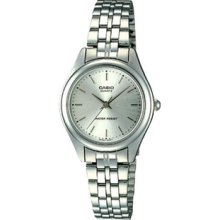 100% Genuine Casio Ltp1129a-7a Women's Metal Fashion White Dial Analog Watch