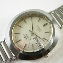 1980 Seiko 5626-5030 King Seiko Man Carbide Ss White Dial 5626a Automatic 25j