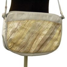 1980s eel skin purse, shoulder bag, gray purse, reptile skin bag
