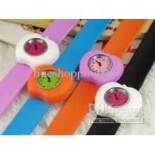 30pcs Fashion South Korea Automatic Measuring Ruler Jelly Watch Clap