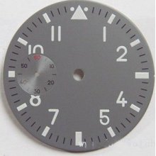 38.9mm Grey Pilot Dial With White Luminous Numberals Dia-006