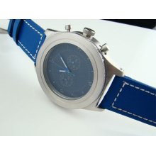 52mm Big Face Blue Sandwich Dial Full Chronograph A041