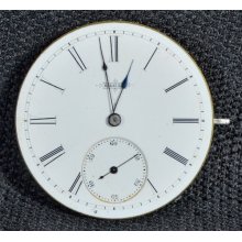 8s Elgin Grade 94 11 Jewel Hc Pocket Watch Movement For Parts Or Repair Ft264
