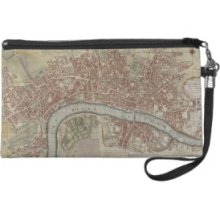 A New and Exact Plan of the Cities of London and W Wristlet Clutch