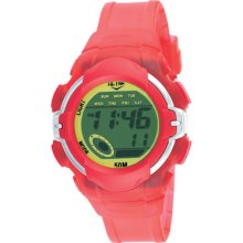 Activa Midsize Digital Multi-Function Red Plastic ...