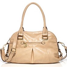 AK Anne Klein Sand Trinity Medium Satchel