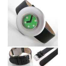 Alessi Watch: Ettore Sottsass Ciclo Bicycle Dial Green