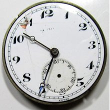 Antique 17 1/2 Lignes Bulova 7j 3adj. Pocket Watch Movement