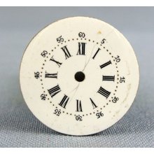 Antique Porcelain Enamel White Woman Wristwatch Mechanical Watch Face Dial Tool