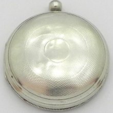 Antique Sterling Silver Verge Fusse Pocket Watch Case 82f