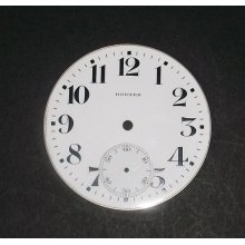 Antique unused porcelain Howard Pocket Watch Dial made in Switzerland