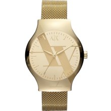 Armani Exchange Women's Yellow Dial Watch AX3141