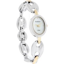 Armitron Now Ladies MOP Dial 2Tone Bracelet Quartz Watch 75/3892TT