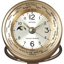 Atop Clocks World Time Clock Wta-4 Low Price Guarantee + Free Knife