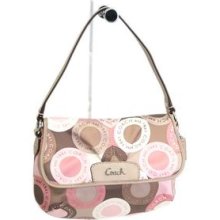 Auth Coach Handbag Satin Multicolor (bf045366)