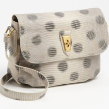 Auth Marc By Marc Jacobs Embossed Lizzie Dots Cross Body Bag