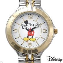 Authentic Collectible Disney Mickey Mouse Arms Are The Hands Bracelet Watch