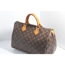 Authentic Louis Vuitton Monogram Speedy35 Boston Bag.