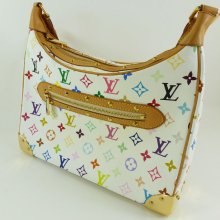 Authentic Louis Vuitton Multicolore Boulogne Shoulder Bag $825.00