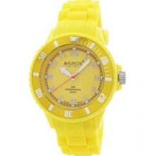 Avalanche Watches Yellow Silicone Rubber Strap Mini Watch Bnib