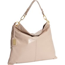 Badgley Mischka Gaia Shine Hobo Latte - Badgley Mischka Designer Handbags