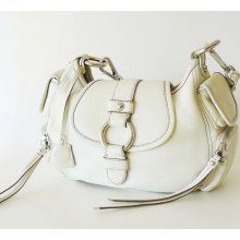 Banana Republic White Hobo Shoulder Bag - White