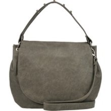 BCBGeneration Quinn Flap Hobo Bag Women's - Charcoal