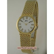 Belair Lady Dress wrist watches: Ultra Slim Gold a4557y - wht